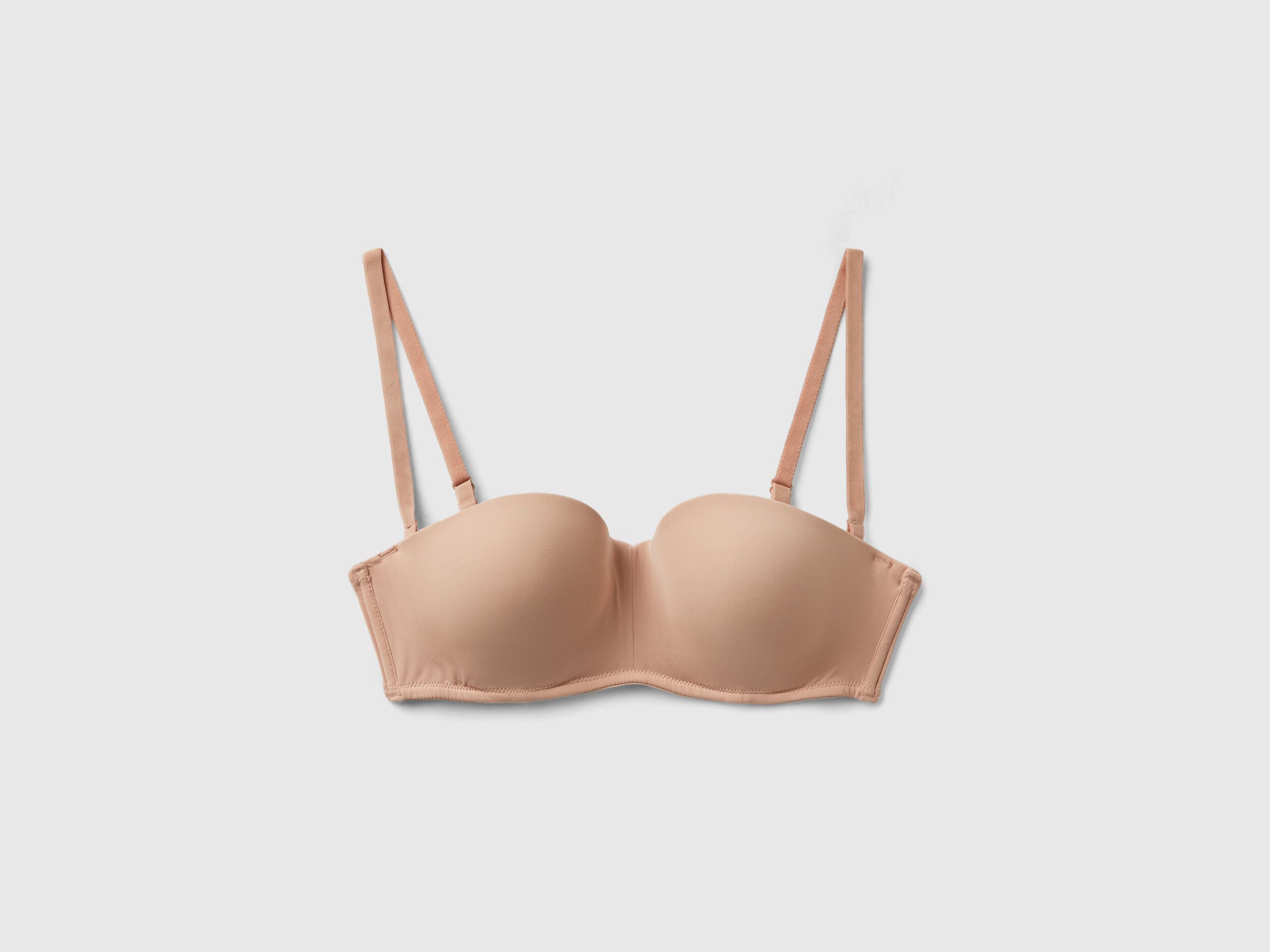 Sujetador push up de banda Beige Benetton