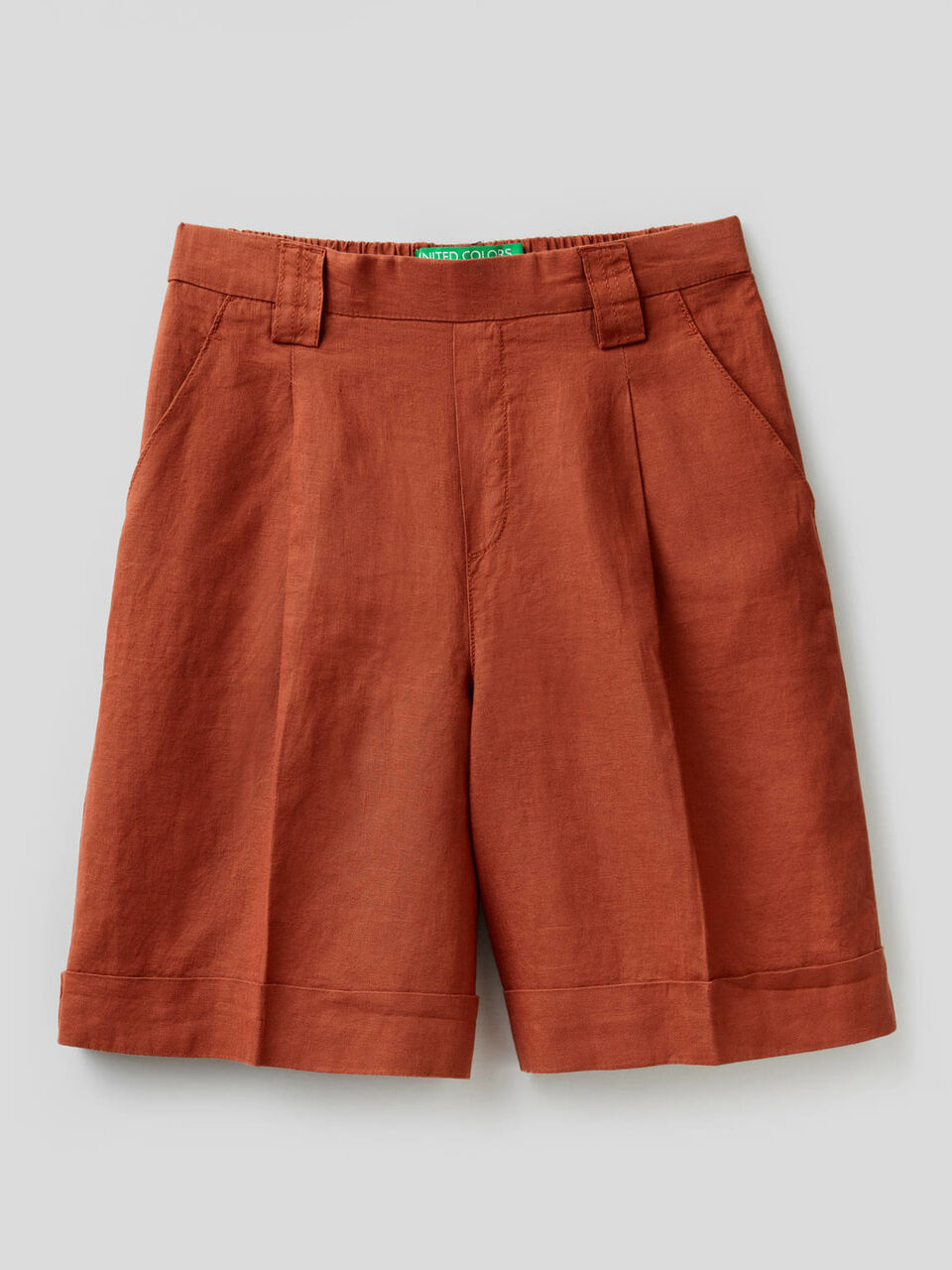 Bermudas de 100% lino image number null