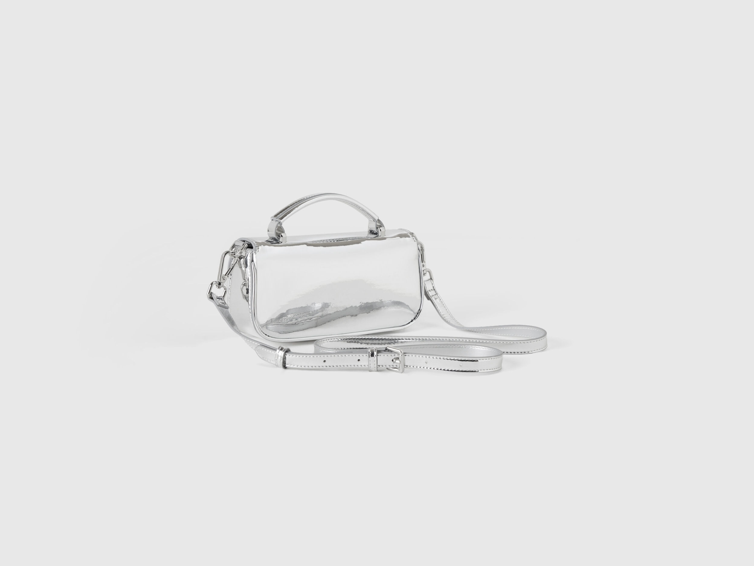 Silver mini bag on sale