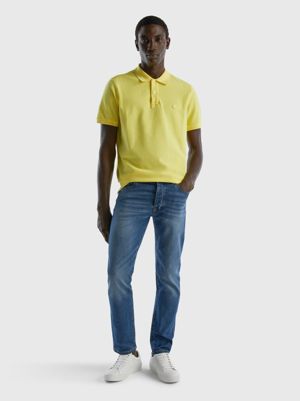 Polo short deals sleeve denim shirt