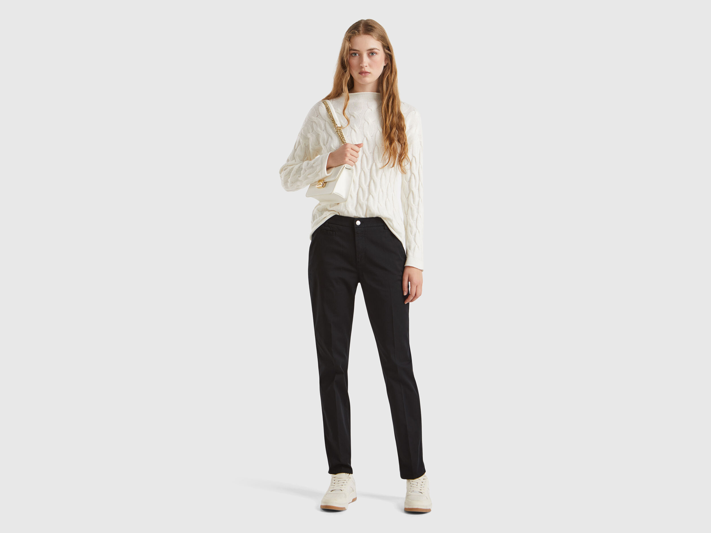 Women s Chino Trousers New Collection 2024 Benetton