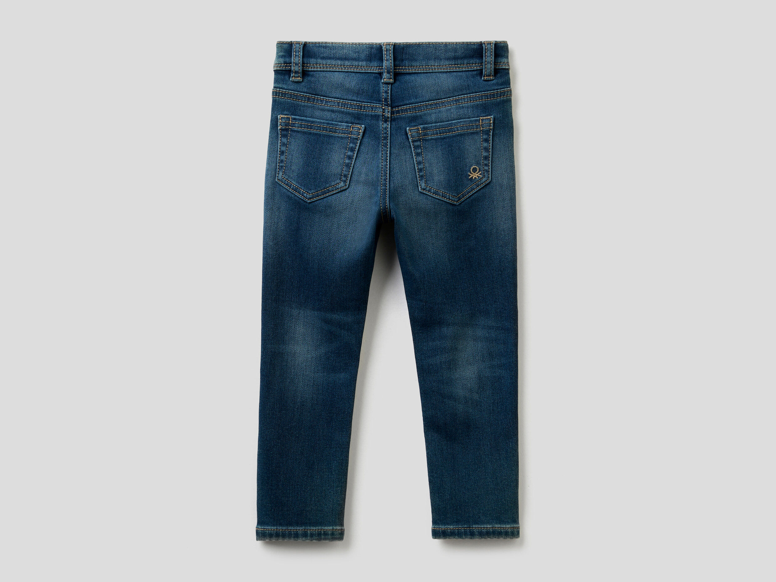 Skinny fit thermal jeans Dark Blue Benetton