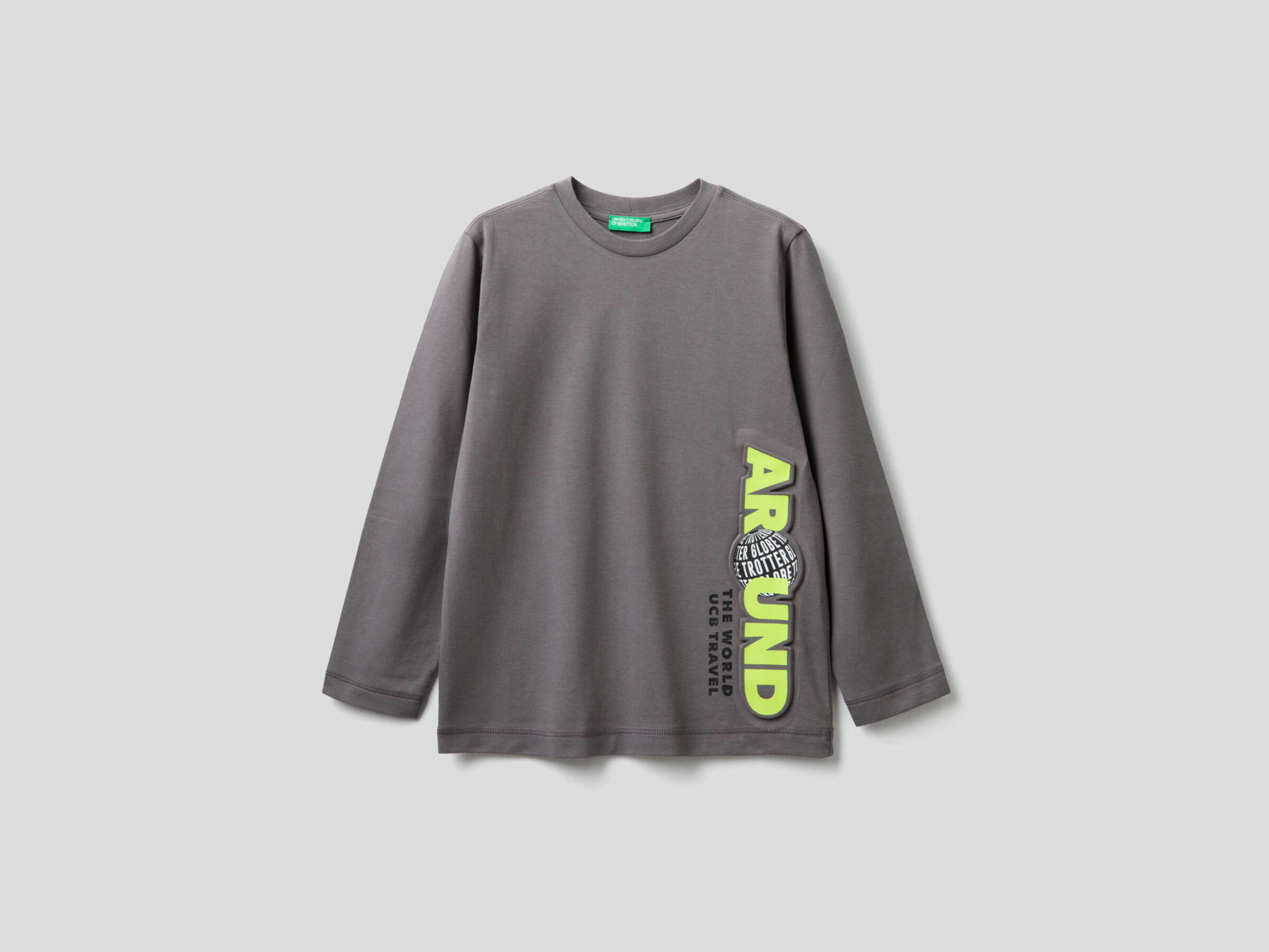 T-shirt with 3D graphic in organic cotton image number null