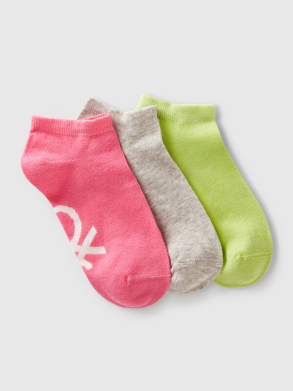 Three pairs of socks with loco Junior Boy