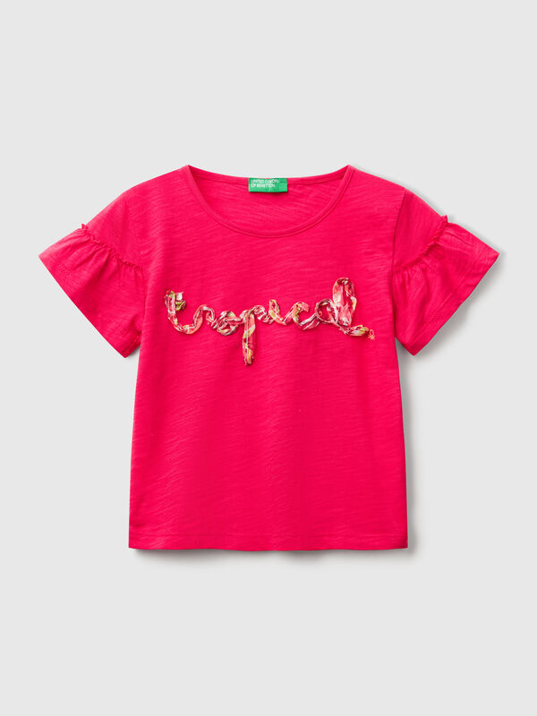 Camiseta con aplicación Niña