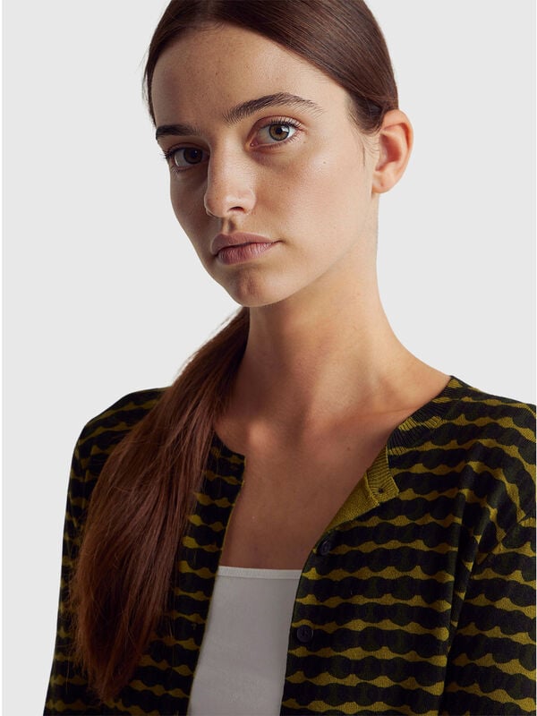 Cardigan with graphic print Women