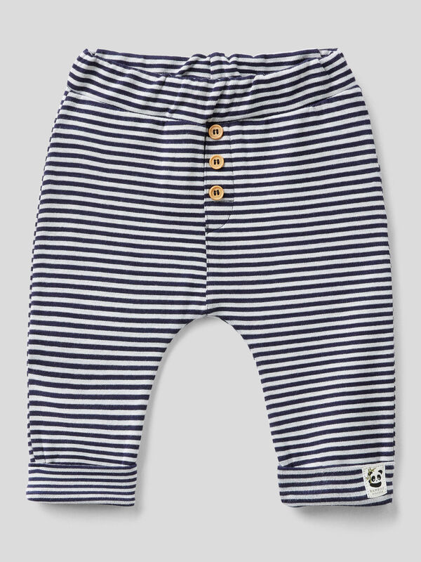 Striped trousers with elastic New Born (0-18 months)