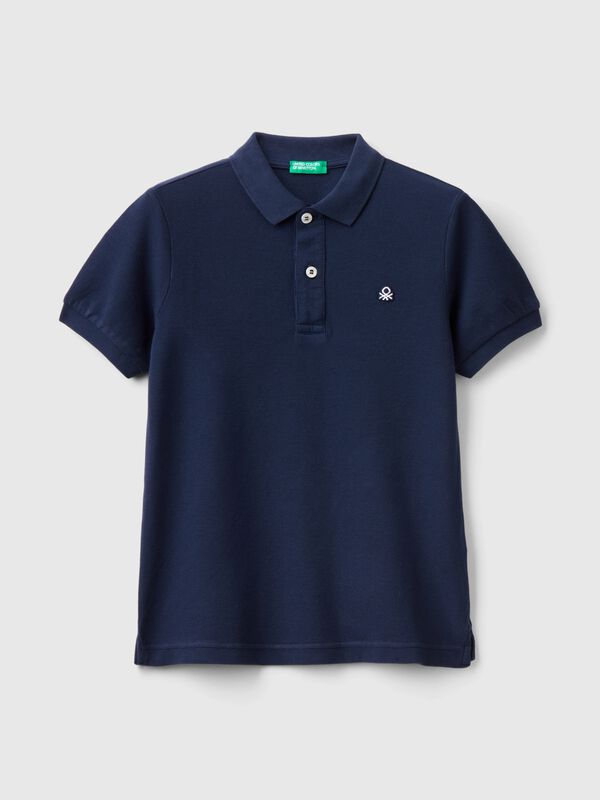 Polo slim fit de 100 % algodón orgánico Niño