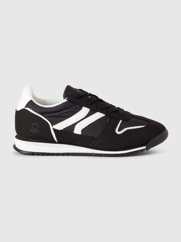 Zapatillas de nailon y ante Niño