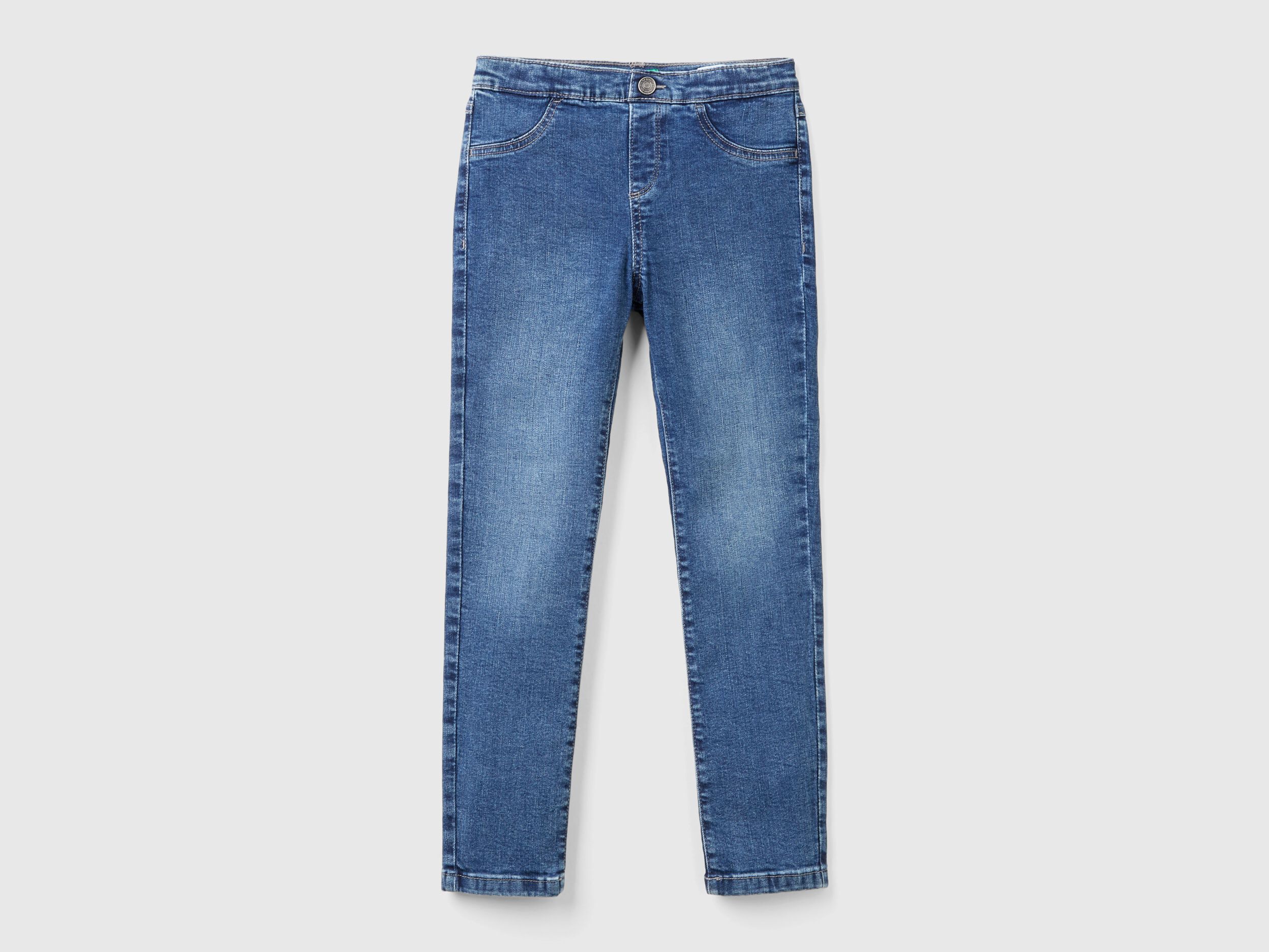 Eco Recycle stretch denim jeggings Blue Benetton