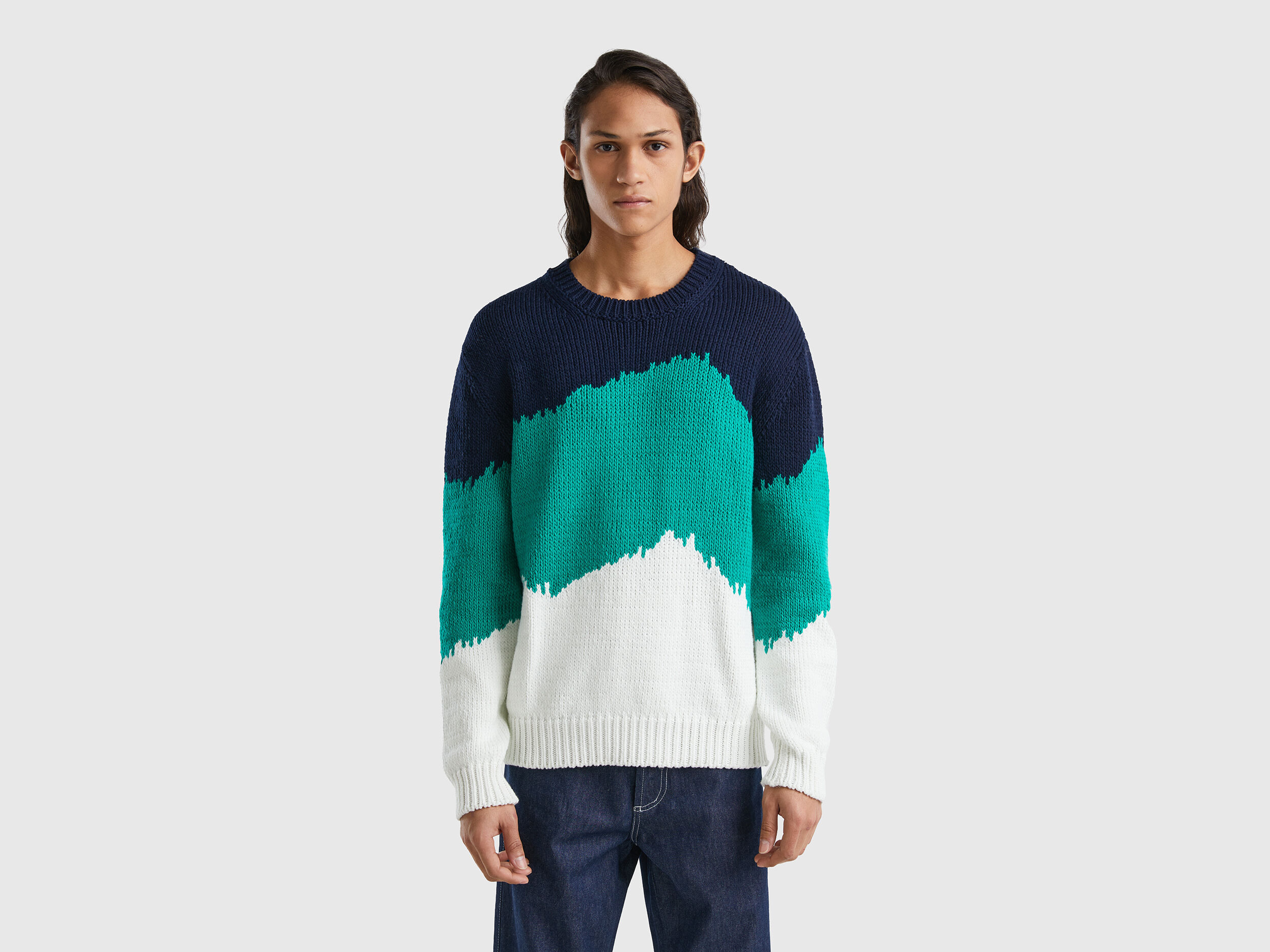 Kenzo discount colorblock sweater