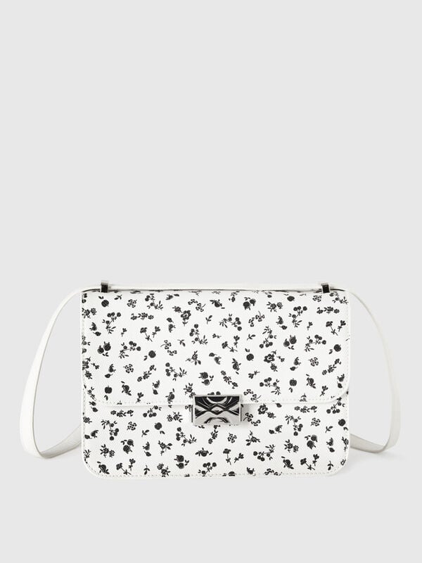 Large white floral patterned Be Bag Women