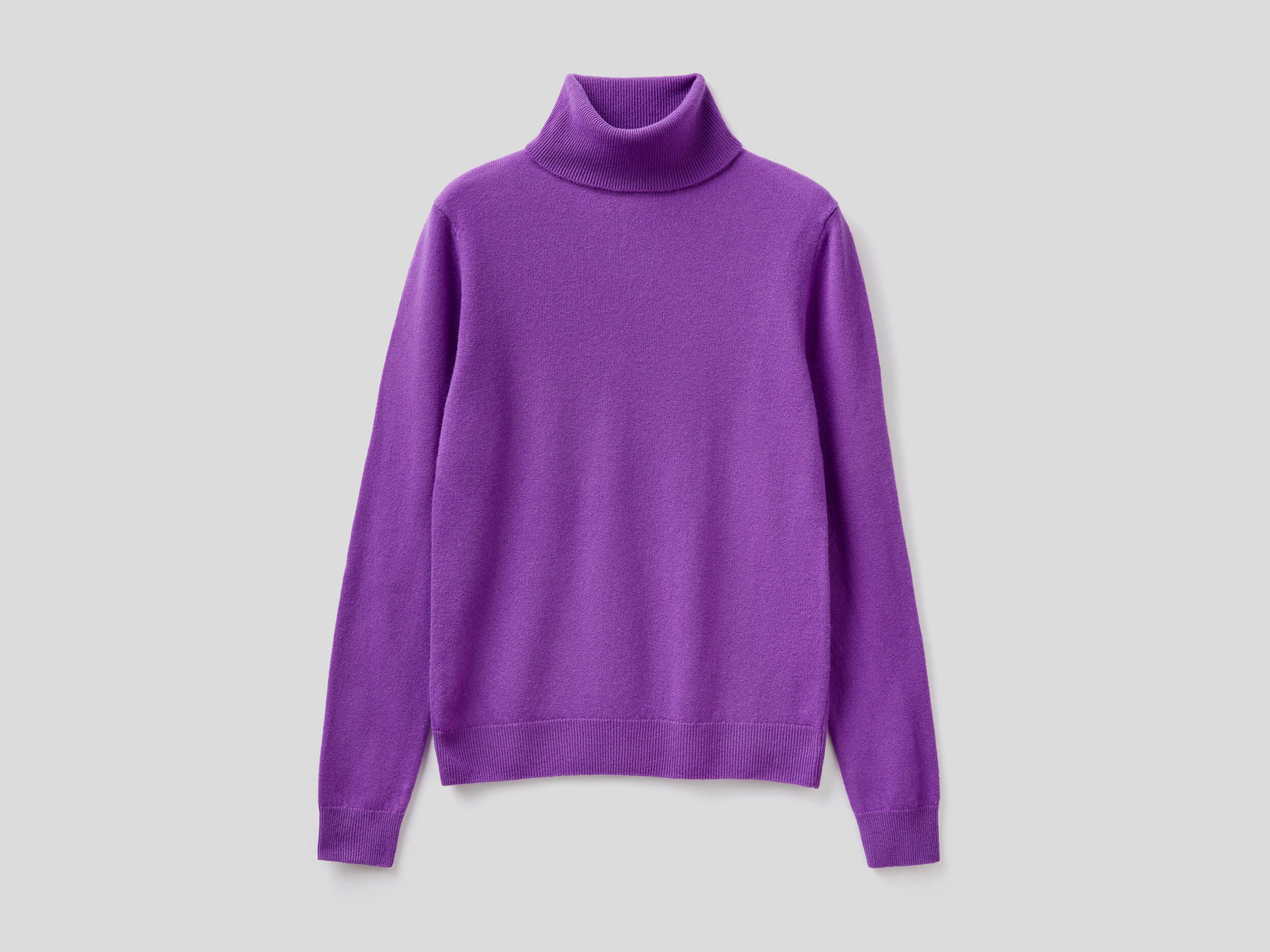 Violet turtleneck shop sweater
