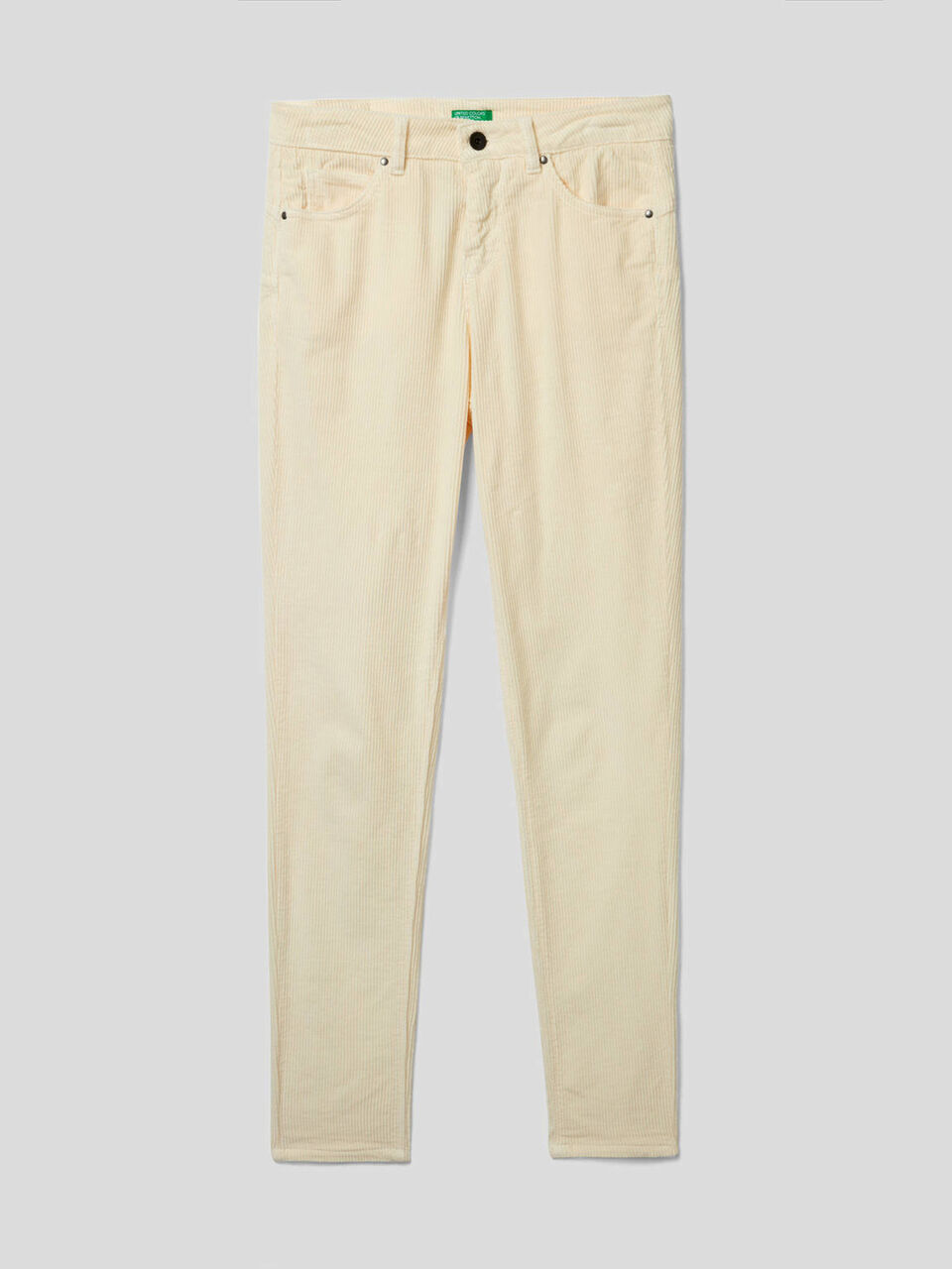 Skinny fit velvet trousers image number 1