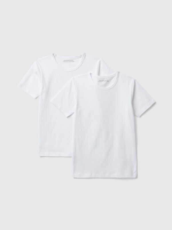 Two t-shirts in stretch cotton Junior Boy