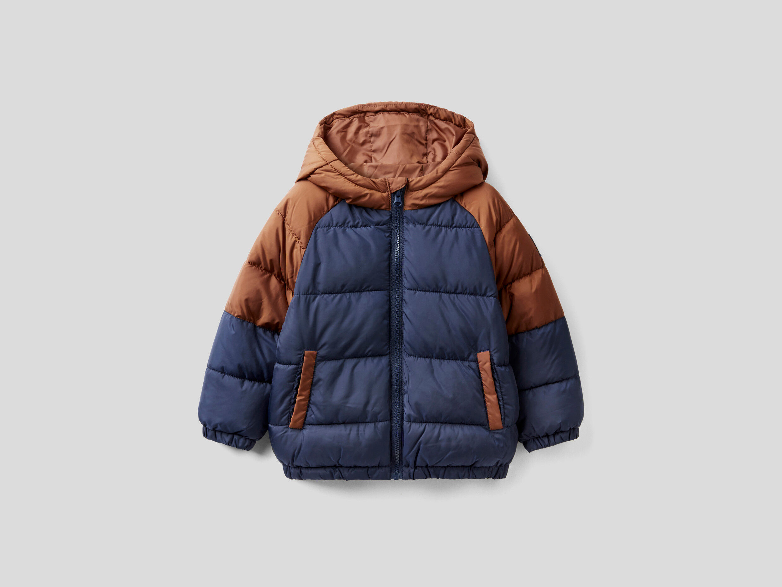 Colour block puffer online jacket zara