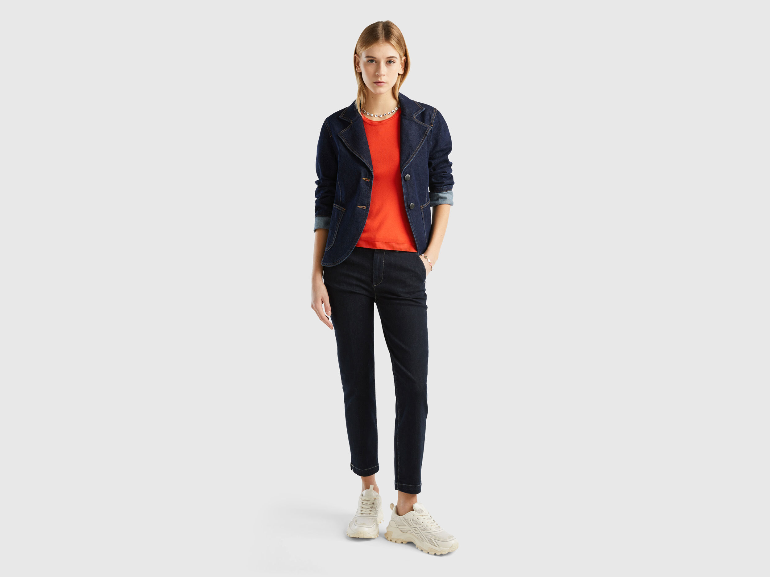 Women s Chino Jeans New Collection 2024 Benetton