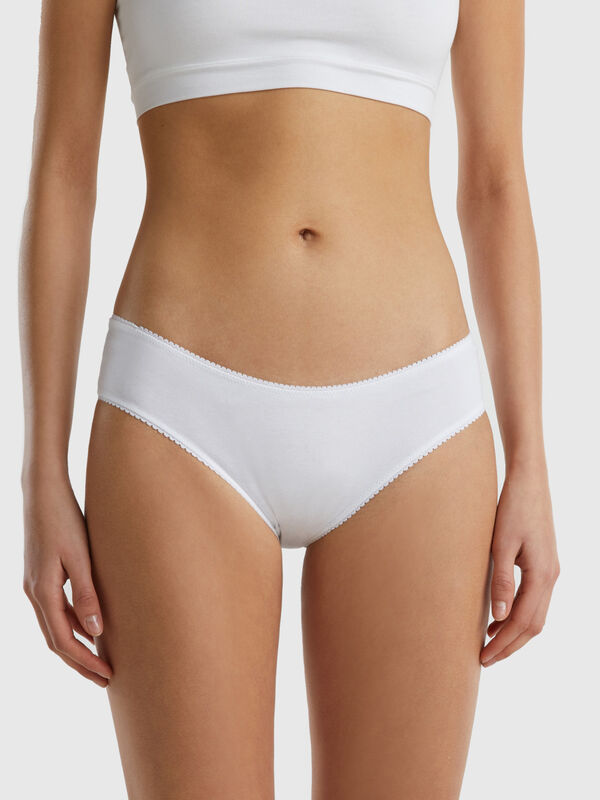 Basic underwear in stretch organic cotton Women