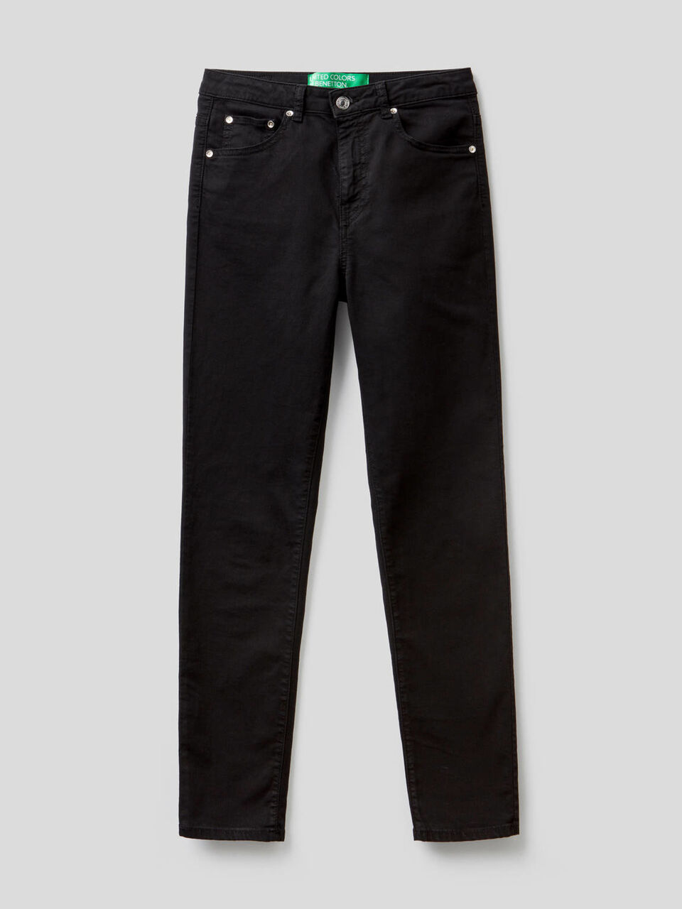 Stretch cotton trousers image number null