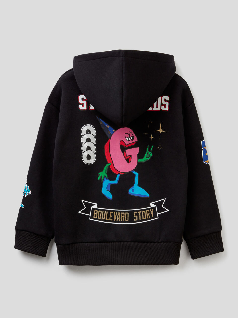 Sudadera unisex by Ghali con estampados image number 2