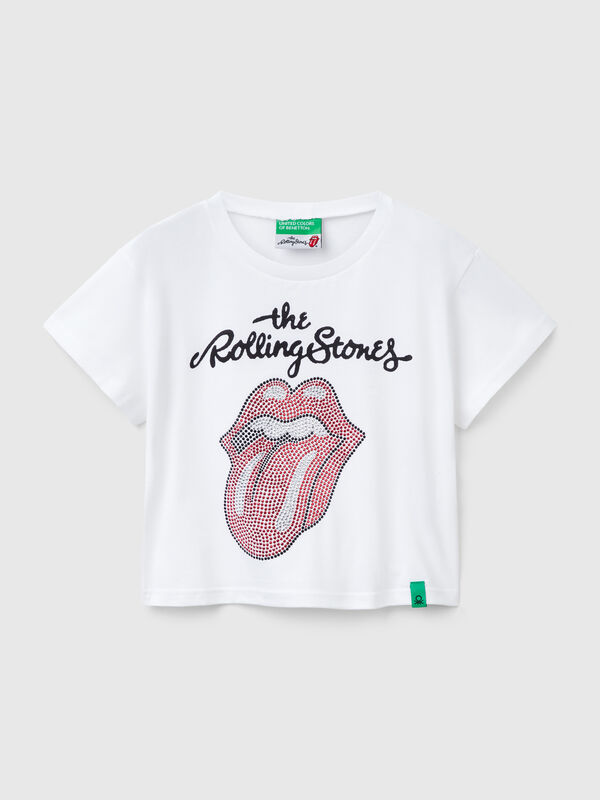 Camiseta corta "The Rolling Stones" Niña
