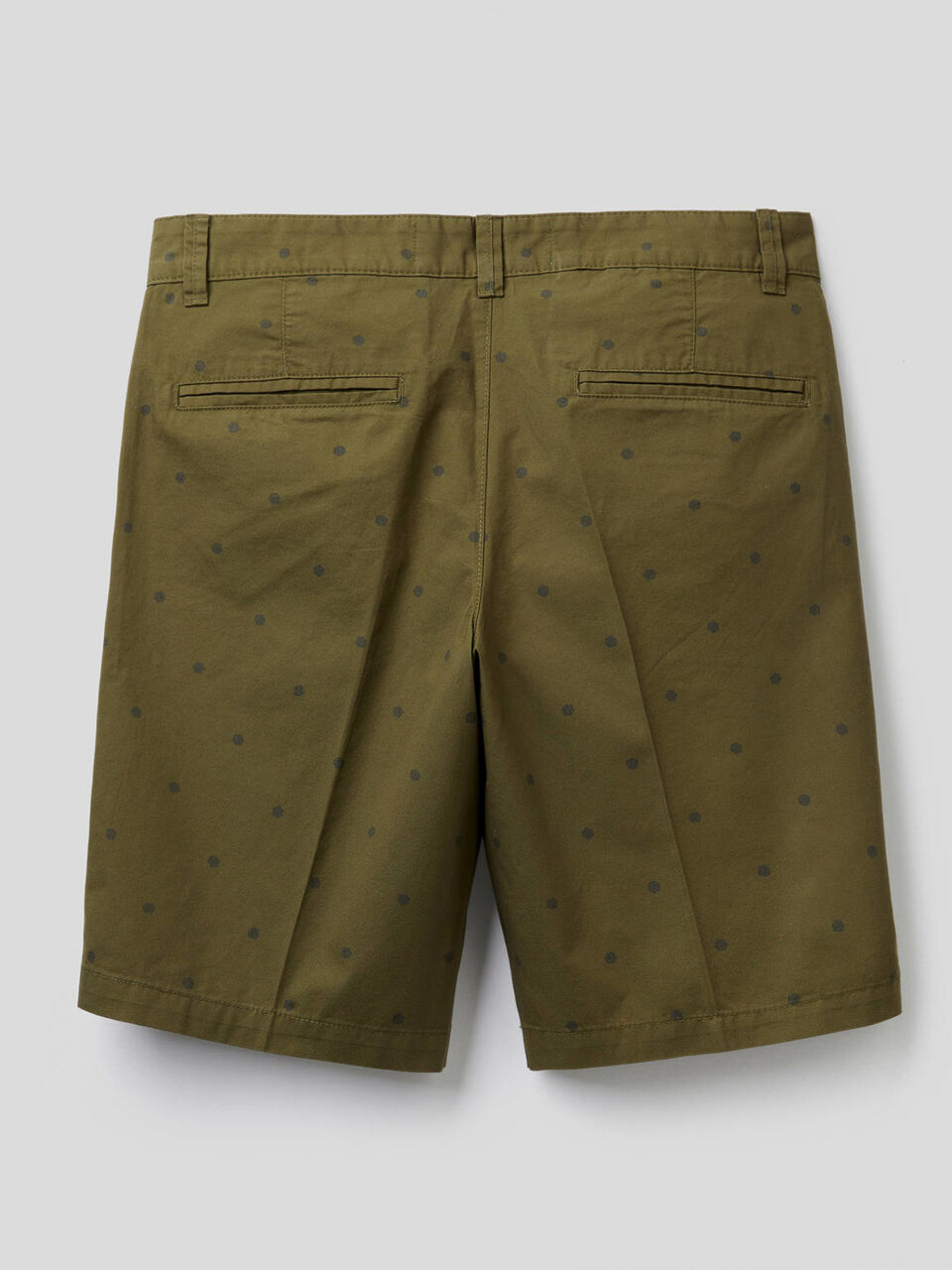 100% cotton patterned bermudas image number null