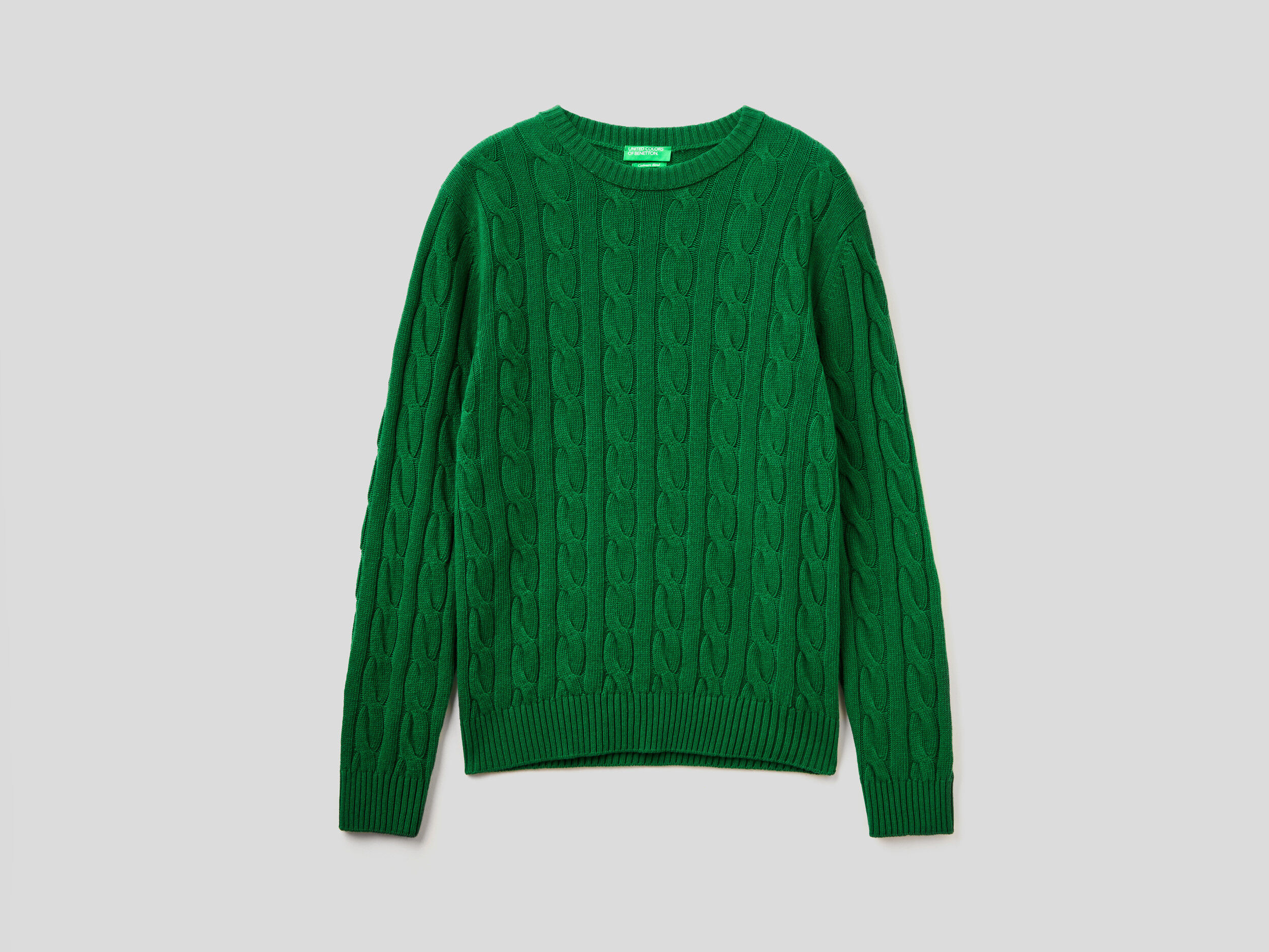 Dark green discount cable knit sweater