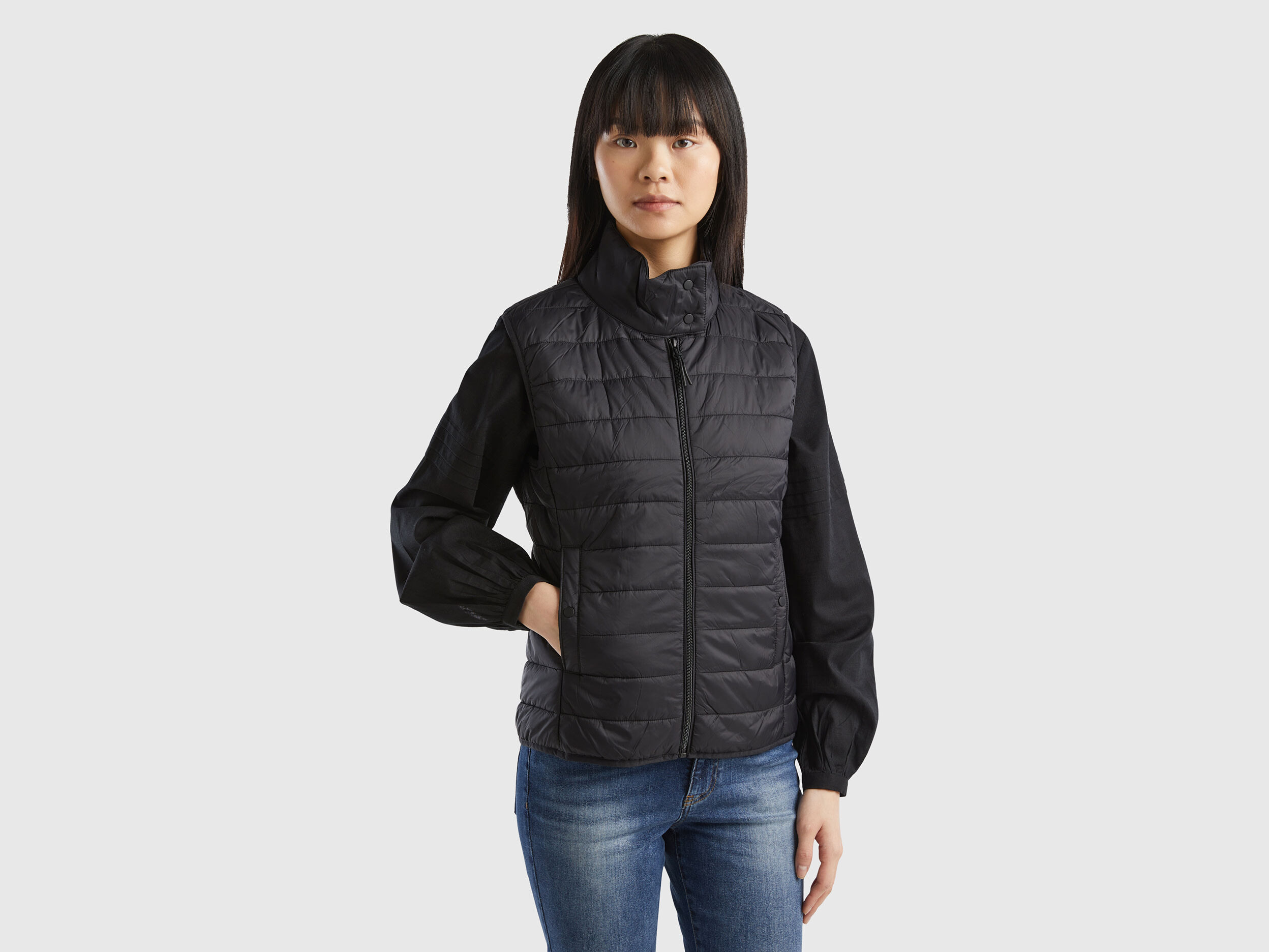 Women s Sleeveless Puffer Jackets New Collection 2024 Benetton