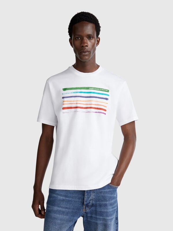 T-shirt with photographic print Men