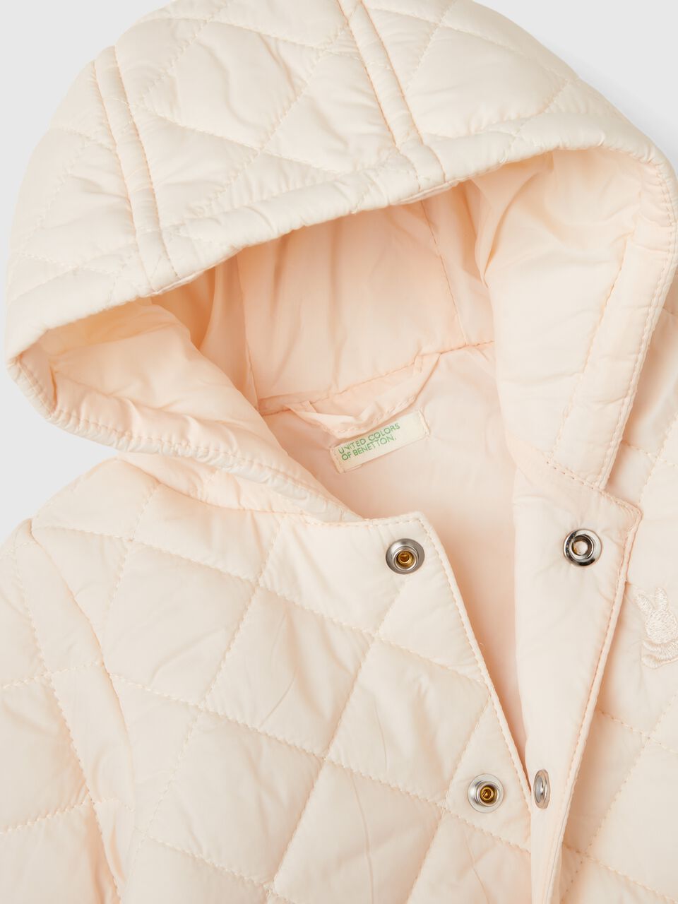 Benetton Quilted Jacket with Hood