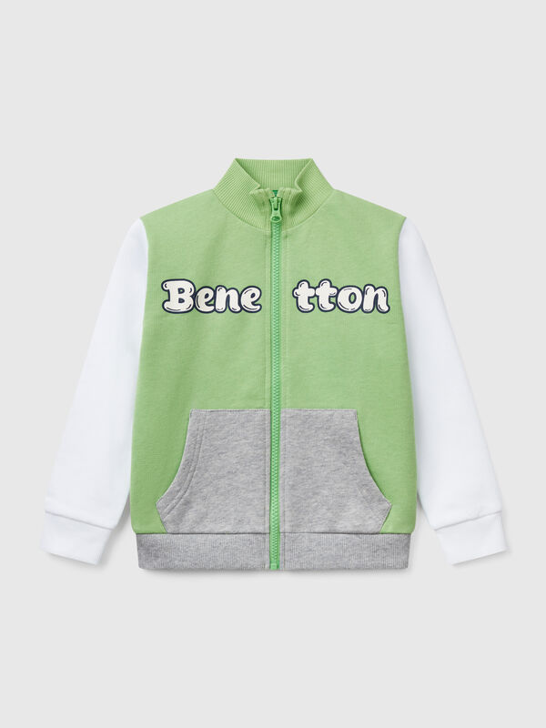 Sudadera de algodón con cremallera Niño