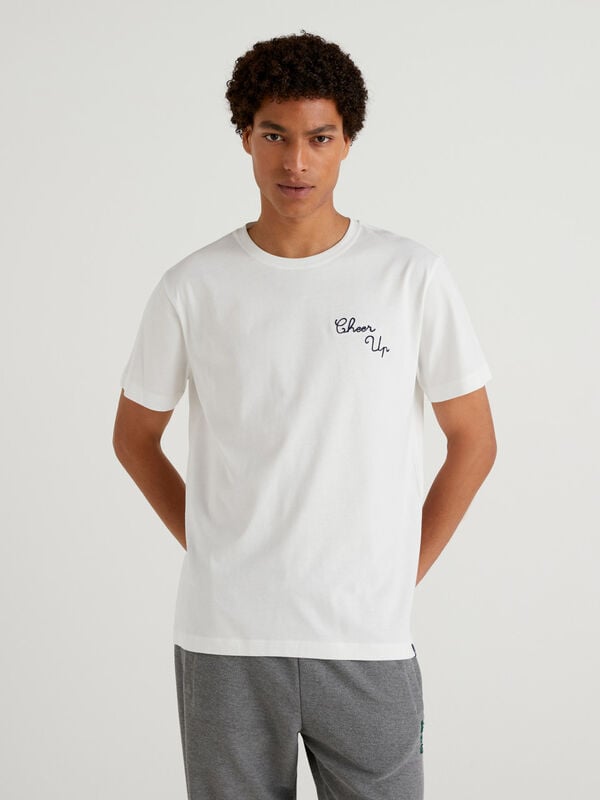 Relaxed fit t-shirt with embroidery Men