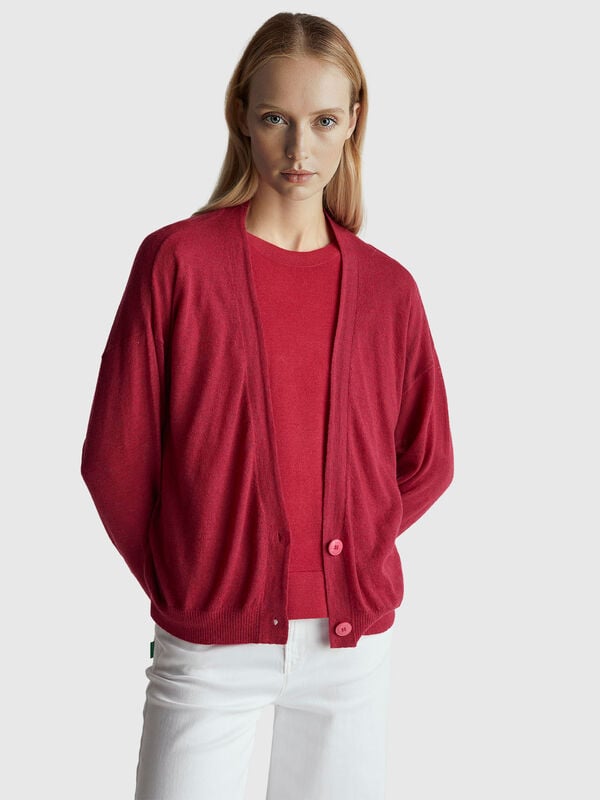 Light cardigan in alpaca blend Women