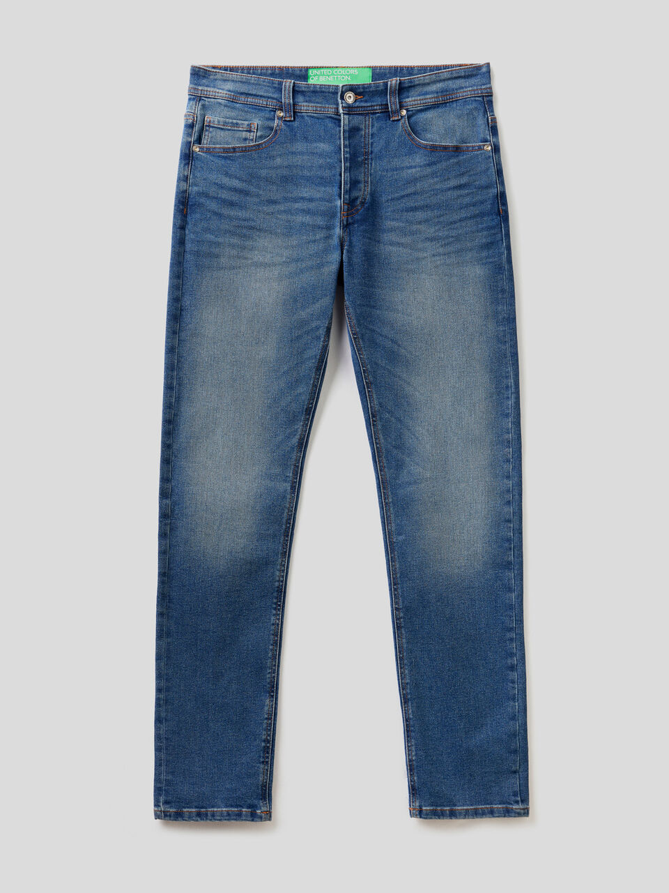 Vaqueros slim fit con cinco bolsillos image number 1
