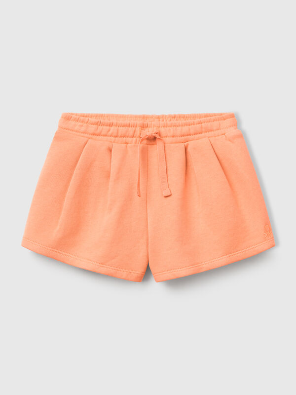 Pantalón corto de felpa de algodón Niña