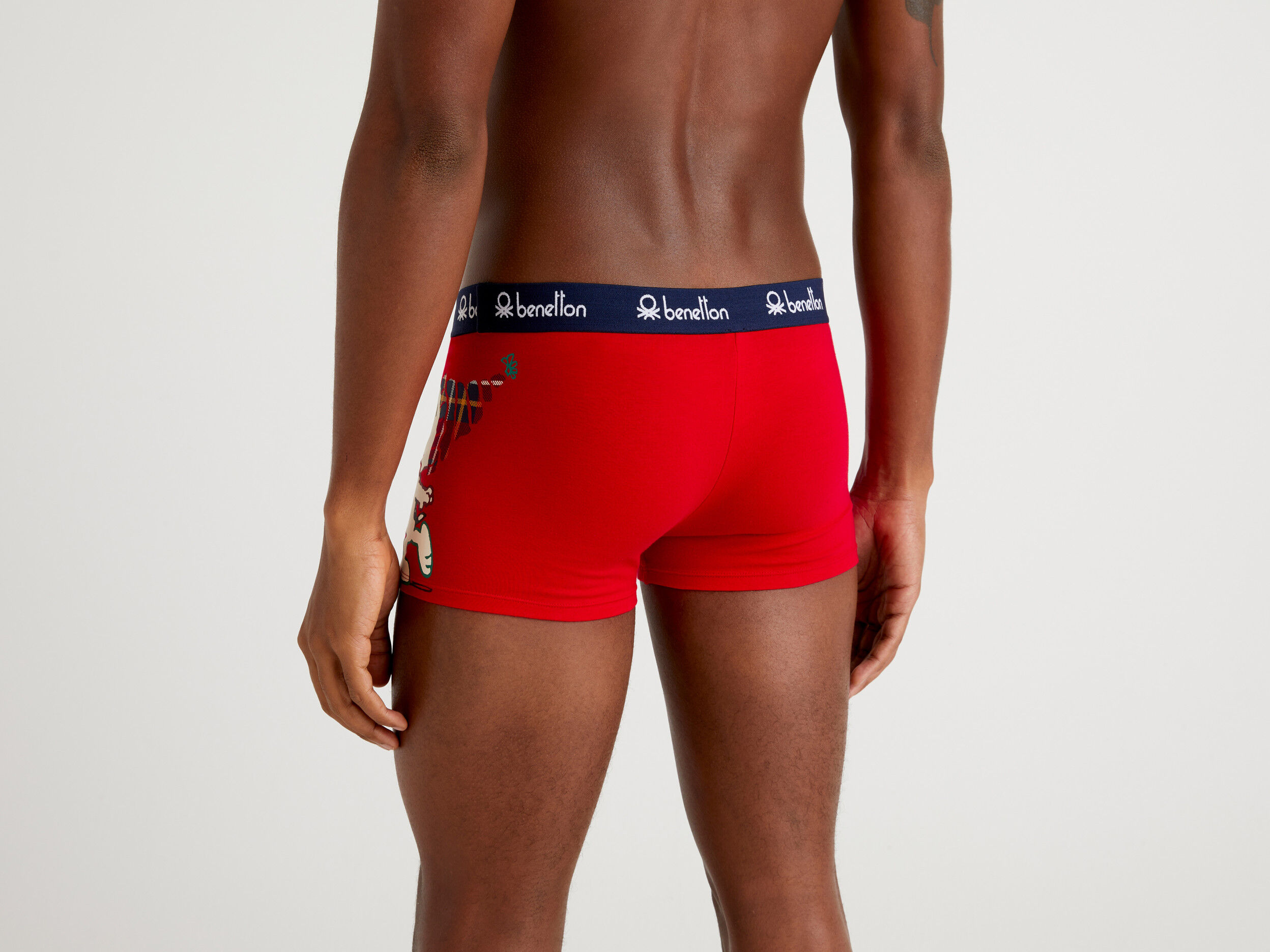 Snoopy Christmas boxers - Red | Benetton