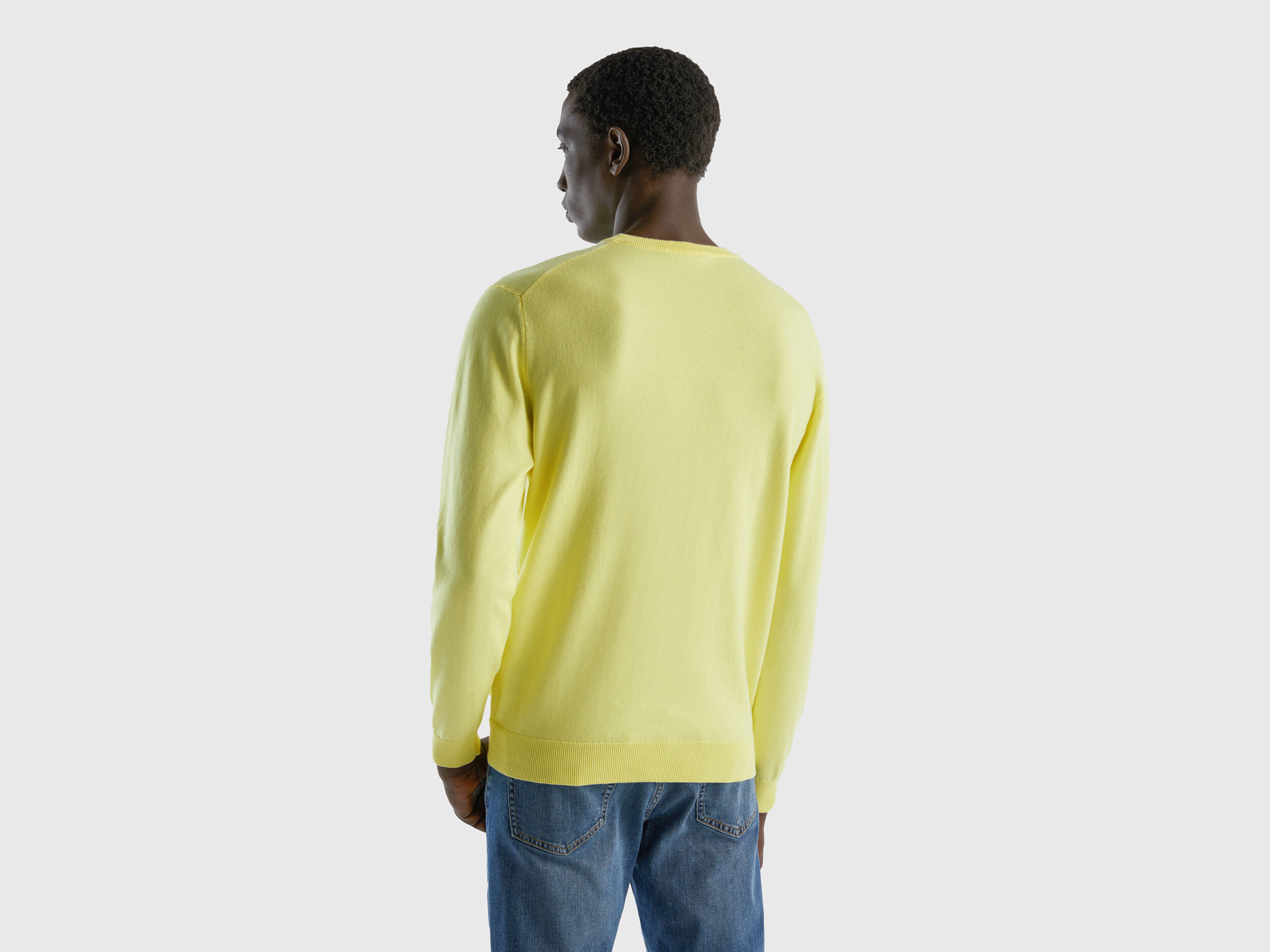Yellow crew shop neck sweater