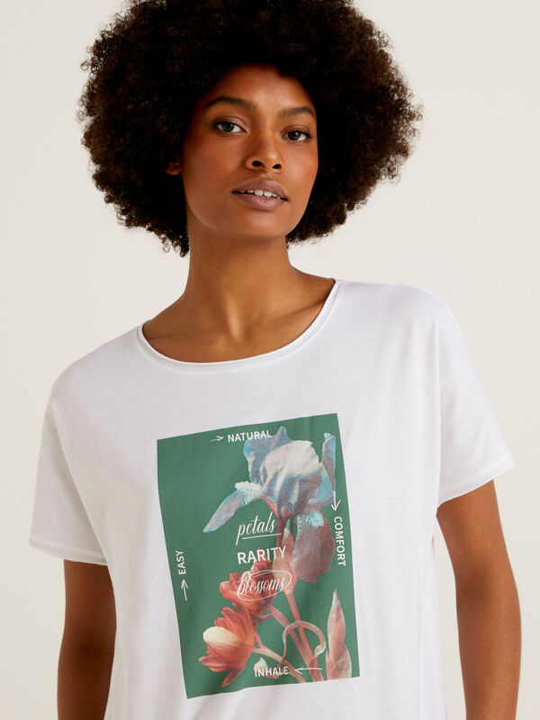Organic cotton t-shirt with print Women