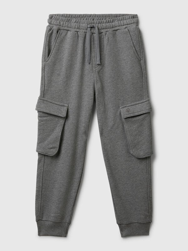 Pantalones deportivos cargo de polar Niño