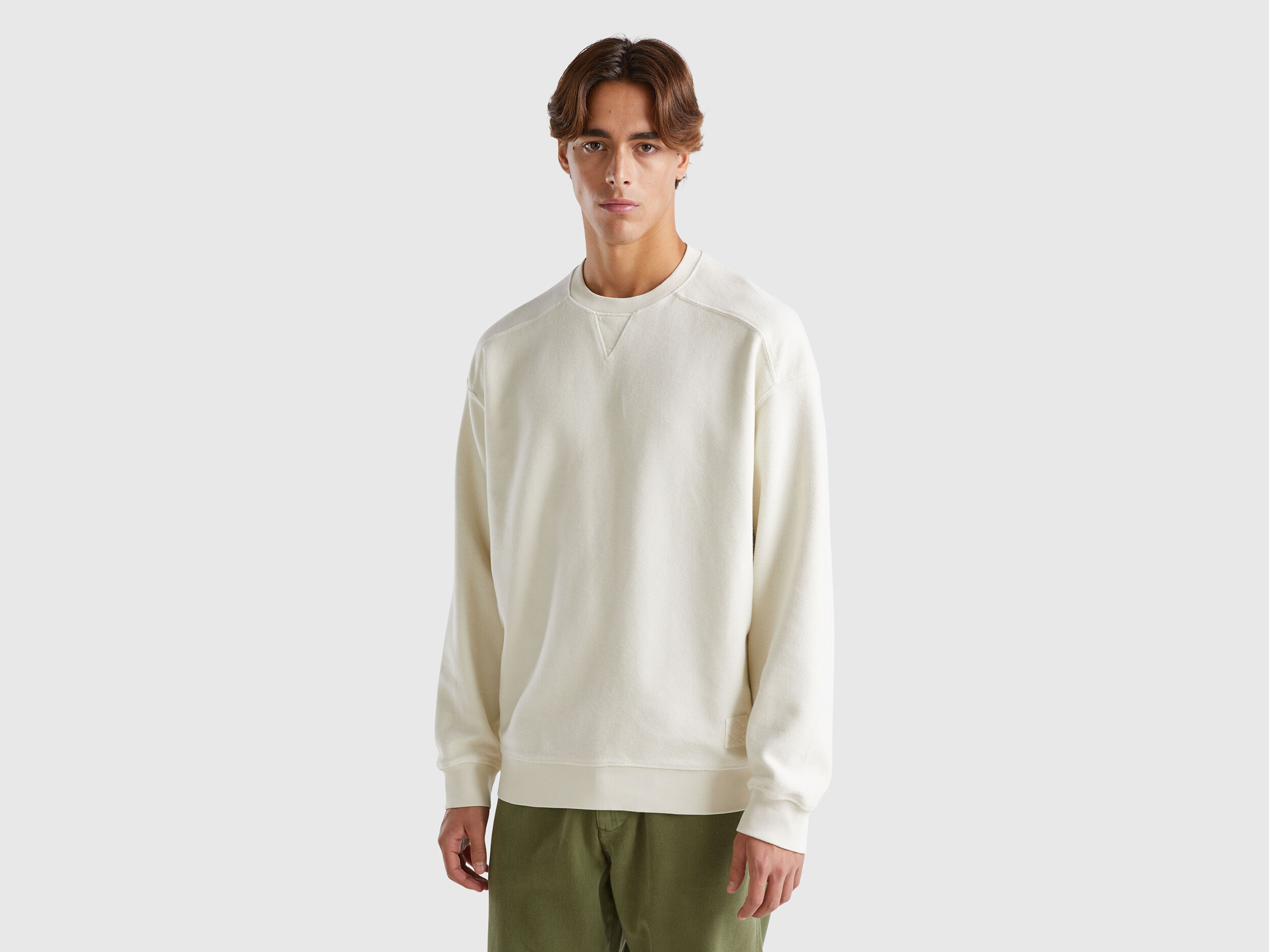 Benetton sweatshirt mens hotsell