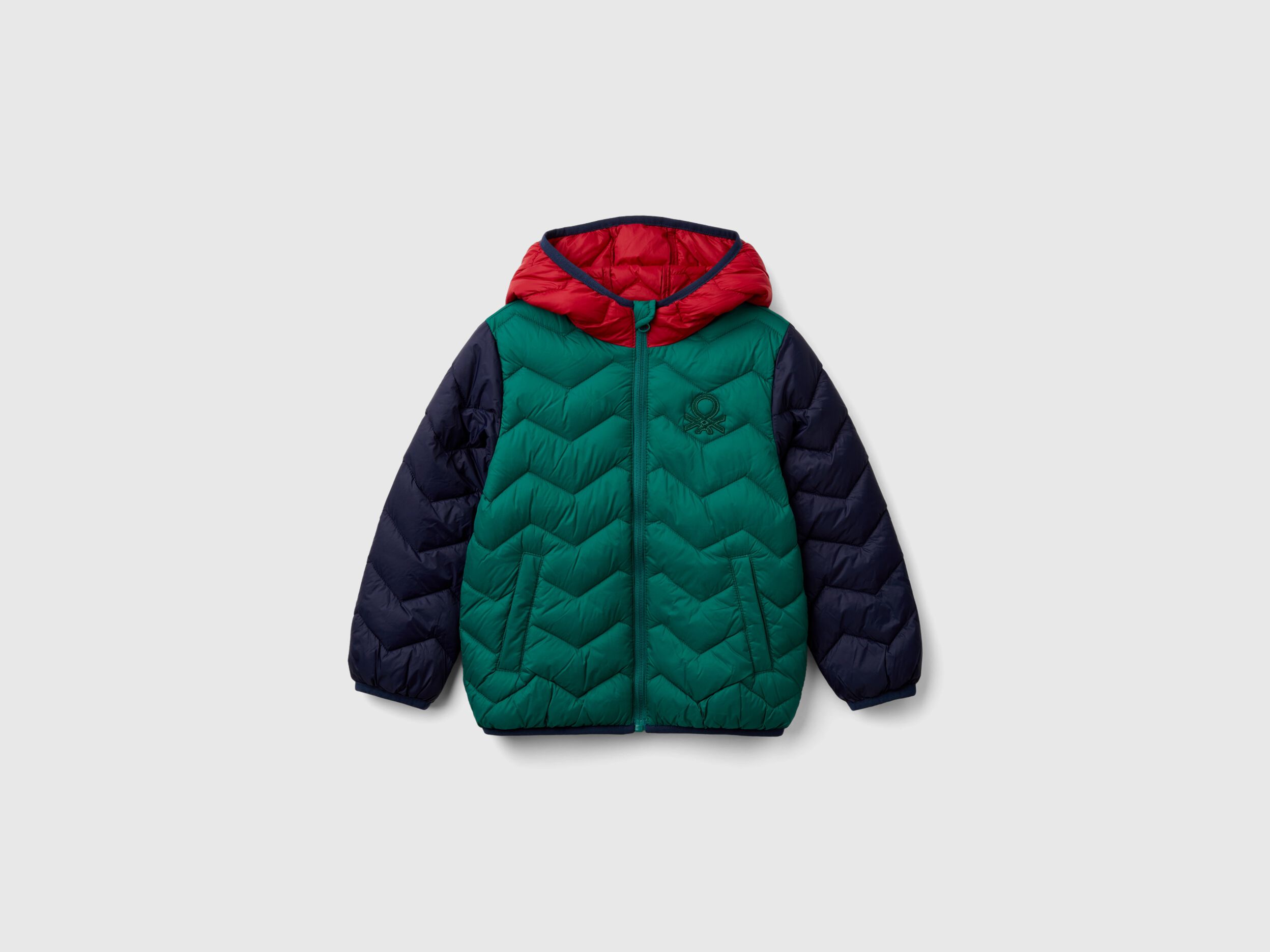 Kid Boys Light and Padded Jackets Collection 2024 Benetton