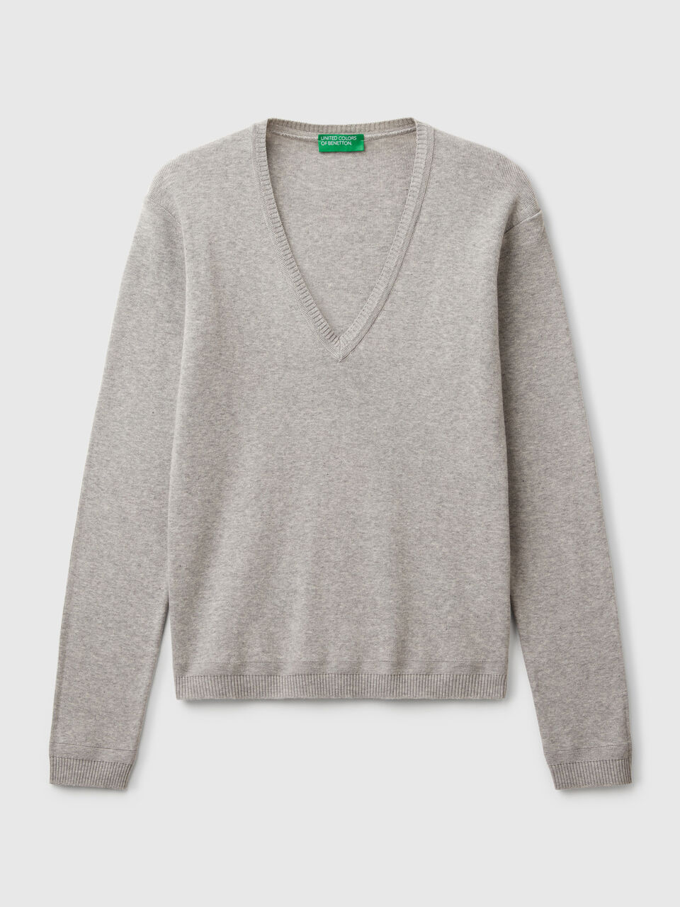 V NECK SWEATER L/S Mujer image number 1