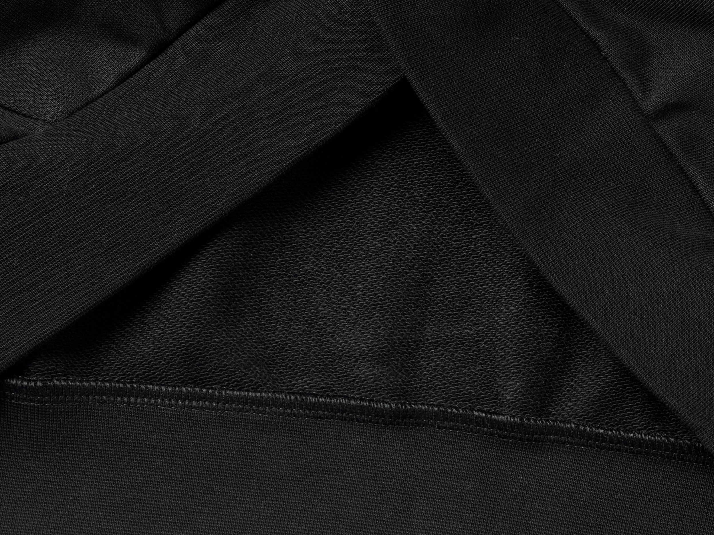 Zip-up hoodie in cotton - Black | Benetton