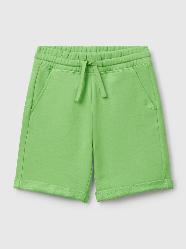 Bermudas de felpa de puro algodón Niño