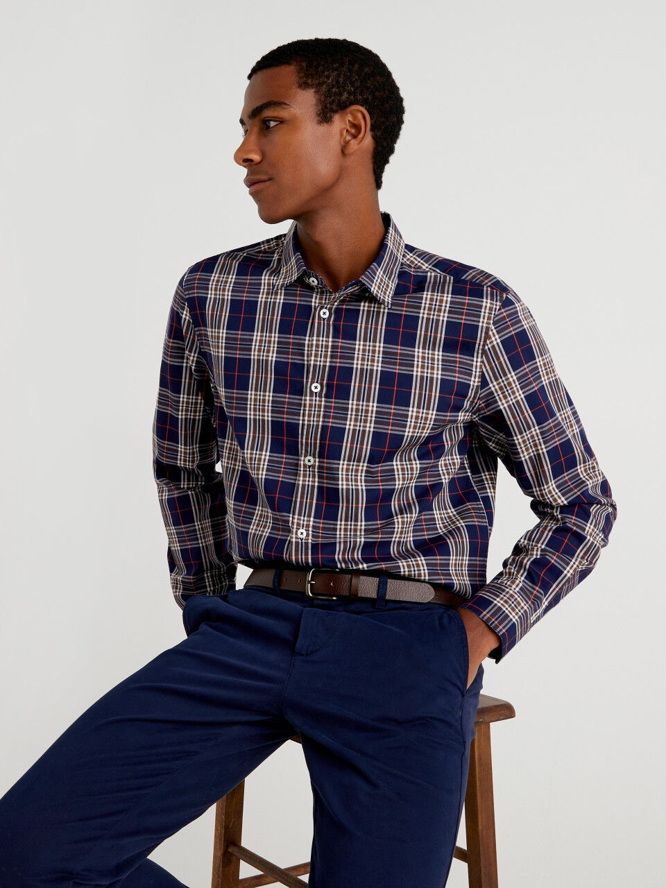 Camisas benetton hombre sales