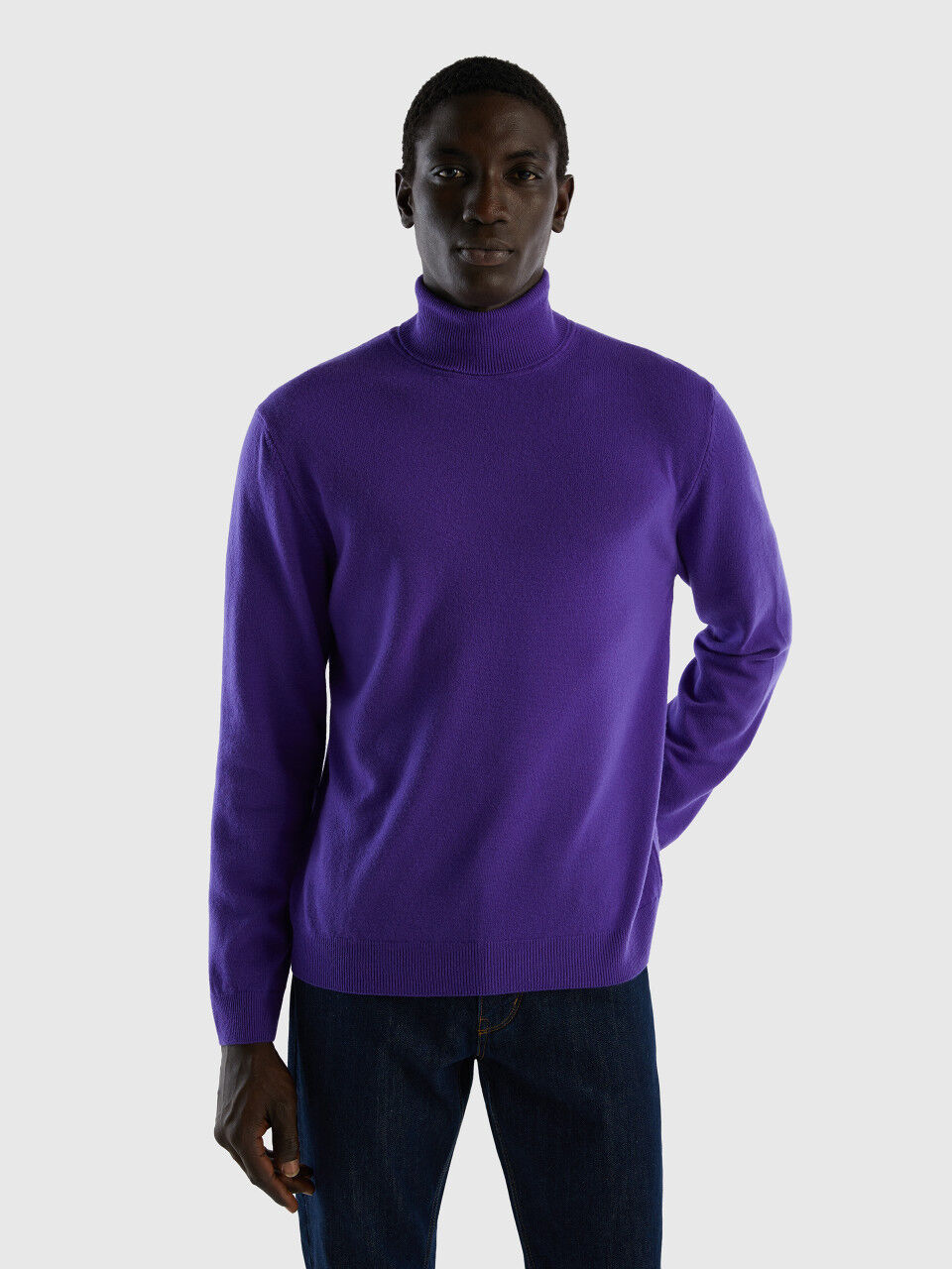 Purple turtleneck mens new arrivals