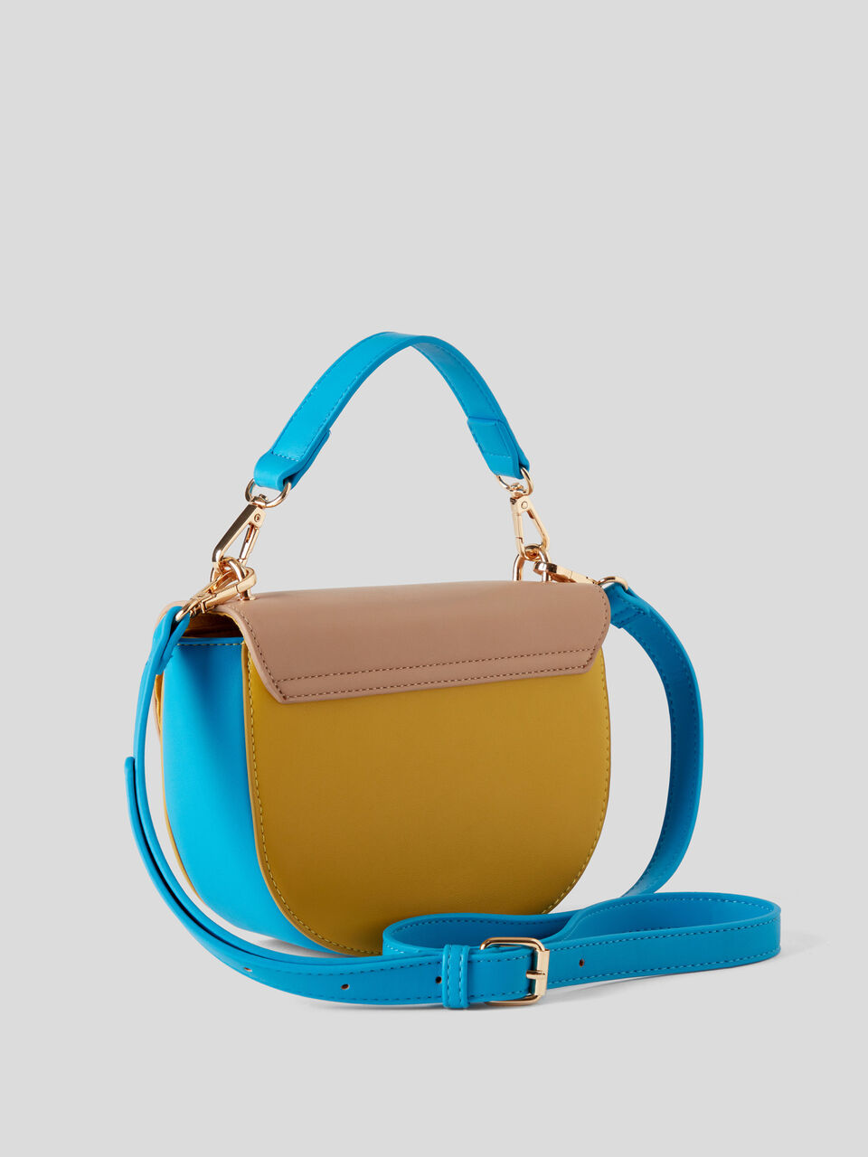 Color block bag - Beige | Benetton