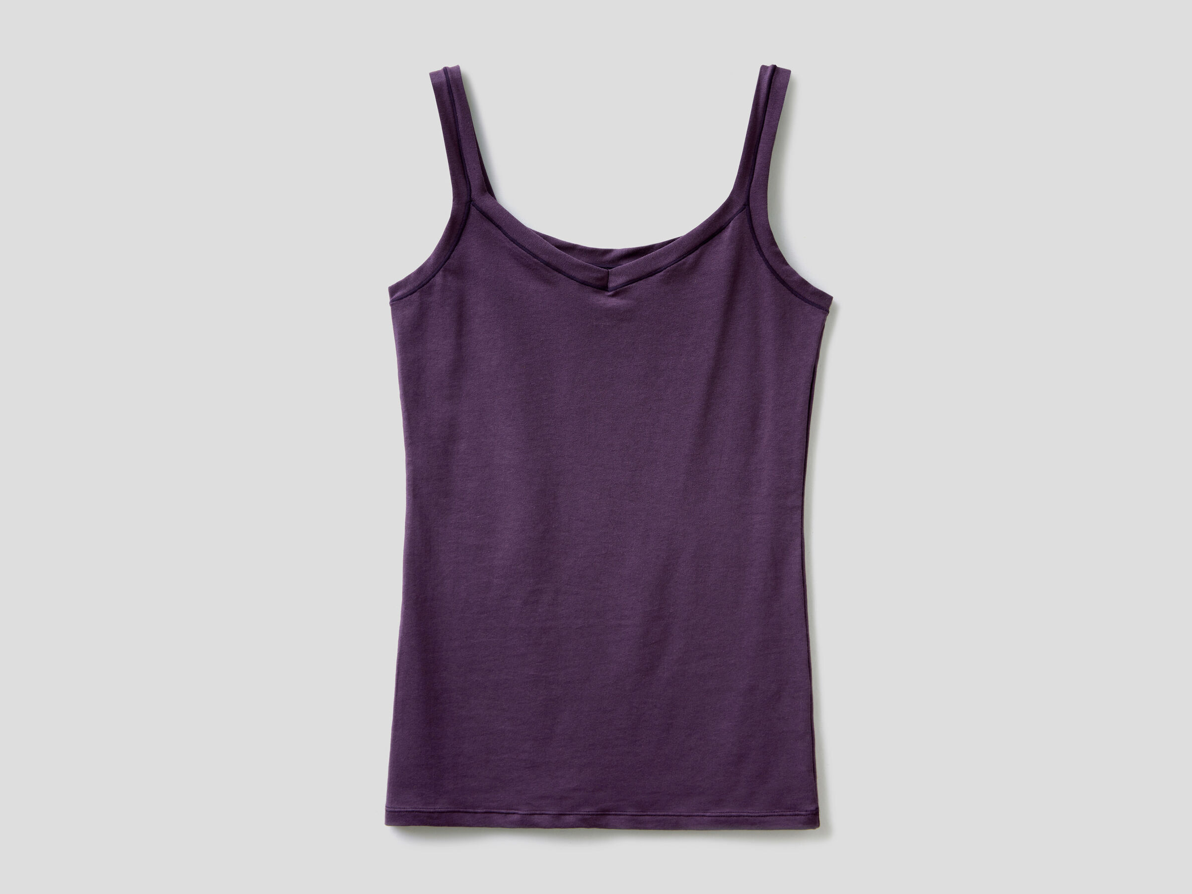 Tank top in super stretch organic cotton image number 3