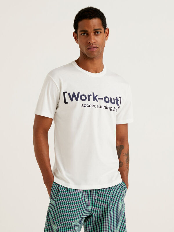 Printed t-shirt in pure organic cotton Men