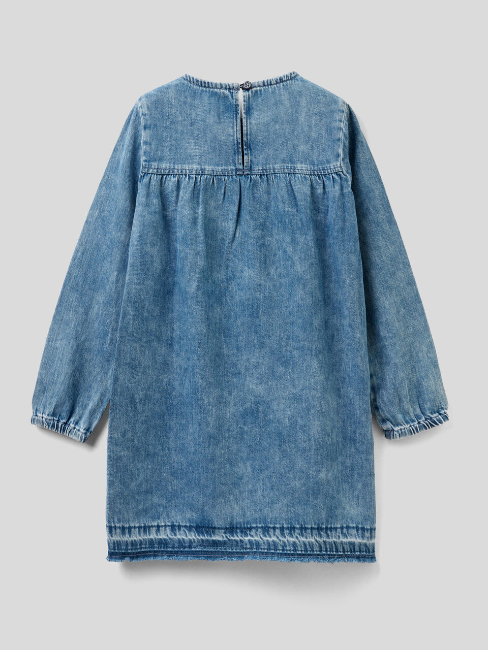 Long sleeve denim dress image number 2